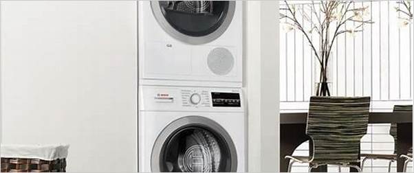 Small apartment size washer and dryer set