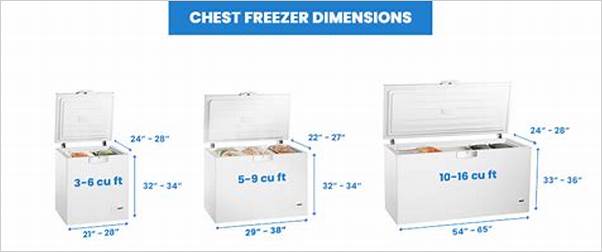 Small chest freezer sizes