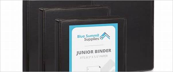 compact binder small size