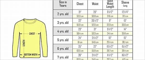 top 5 youth size small chart